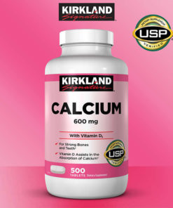 Viên Calcium 600mg Vitamin D3 Kirkland