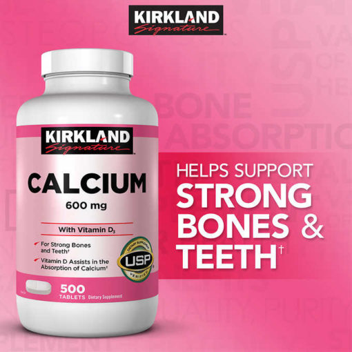 viên Calcium 600mg Vitamin D3 Kirkland