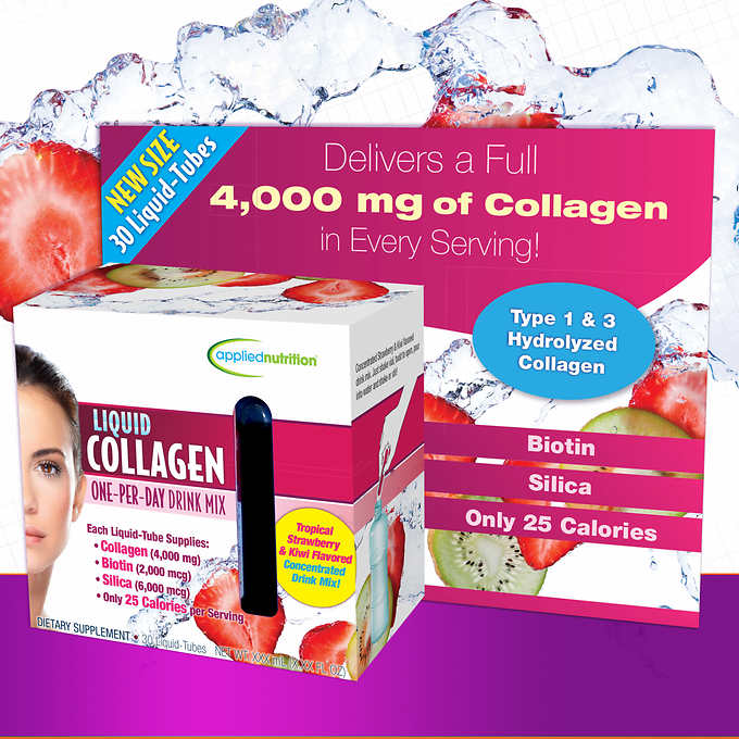 Liquid Collagen dạng nước 30 ống của Mỹ – Mua Hàng Ngoại
