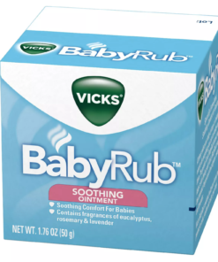 Dầu Bôi Ấm Ngực Vicks BabyRub 50g Của Mỹ