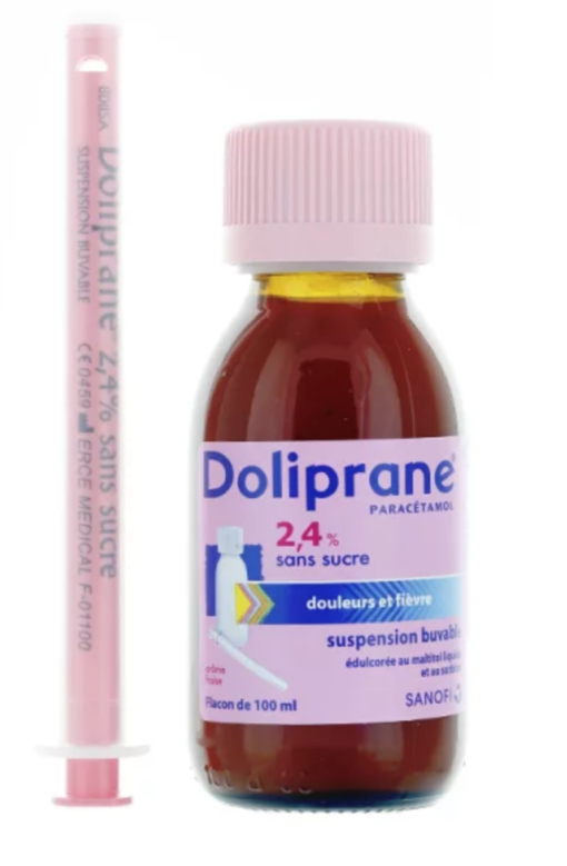Siro giảm đau hạ sốt Doliprane cho trẻ sơ sinh